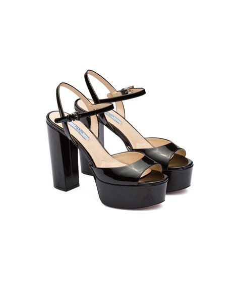 sandalias prada negras|prada shoes for women.